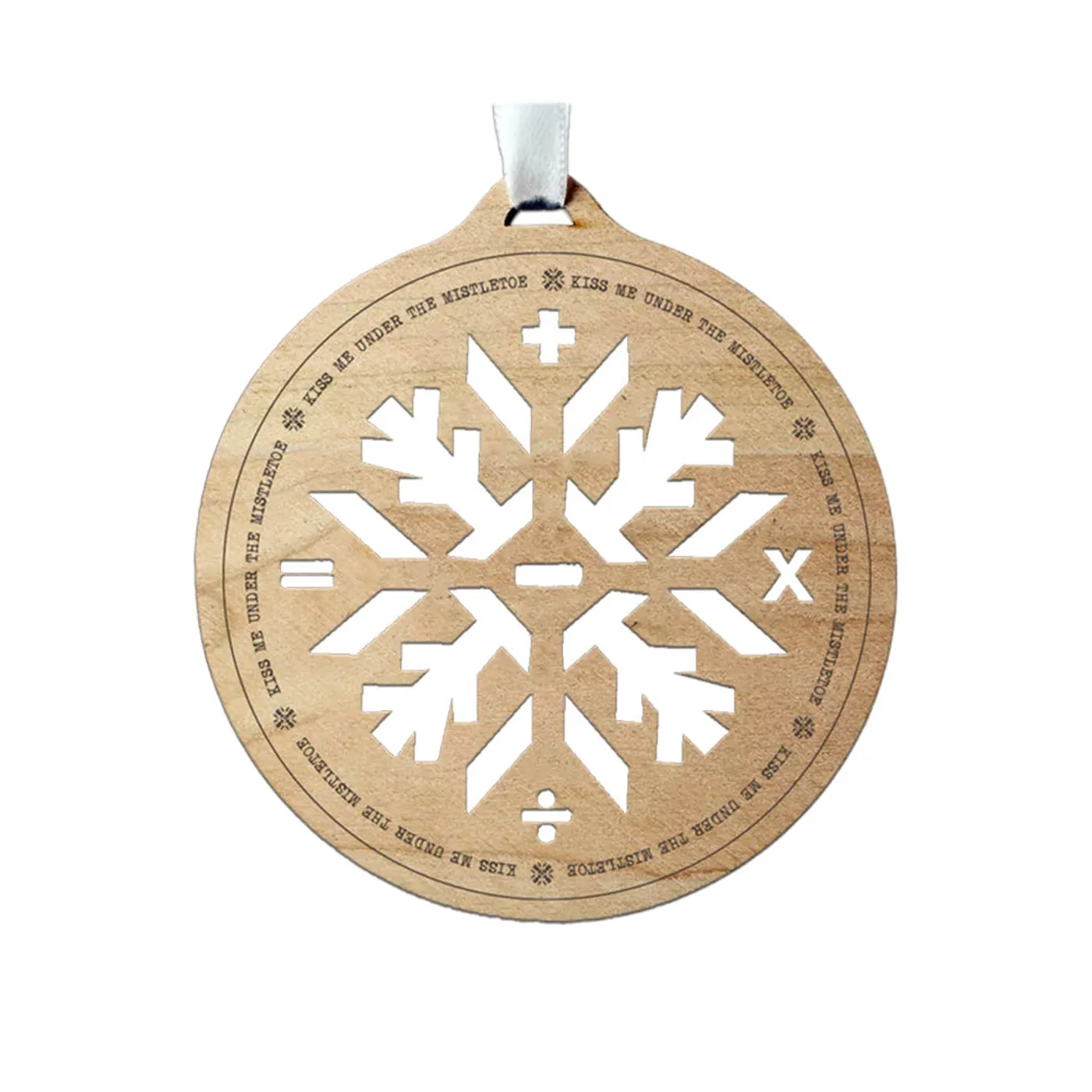 Ed Sheeran Snowflake Tree Decoration