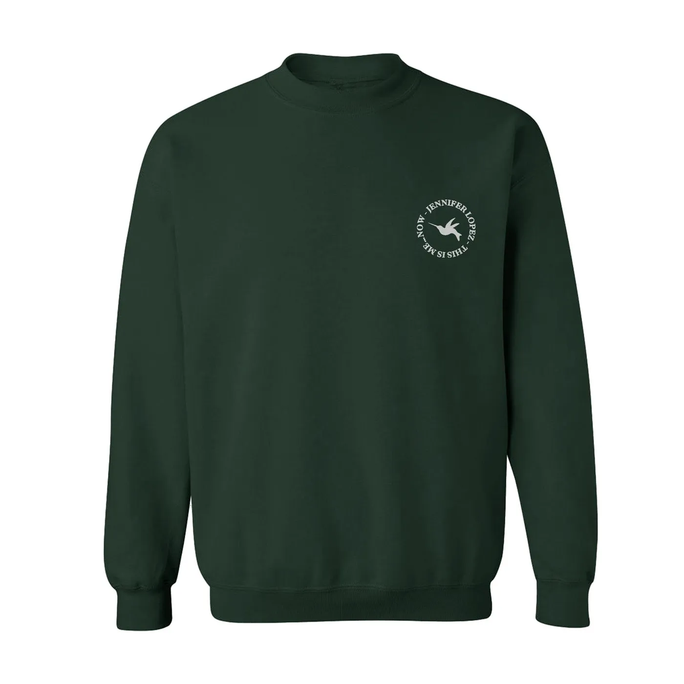 Jennifer Lopez This Is Me...Now Green Crewneck