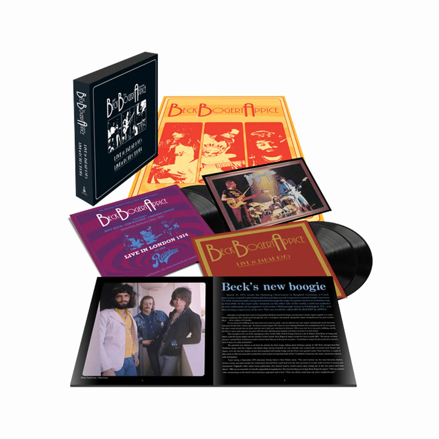 Beck, Bogert & Appice Live 1973 & 1974 (4LP) (Vinyl)