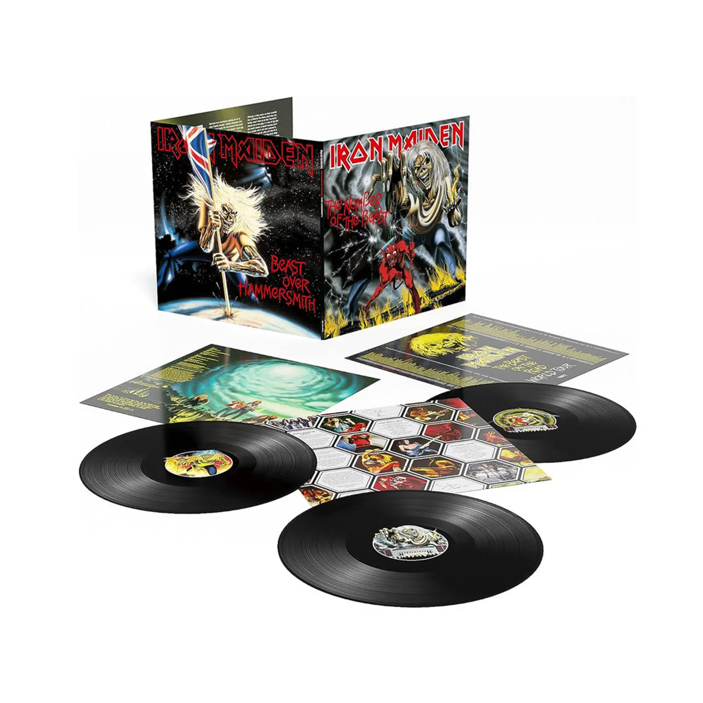 Iron Maiden The Number of The Beast Plus Beast Over Hammersmith [3LP] (Vinyl)