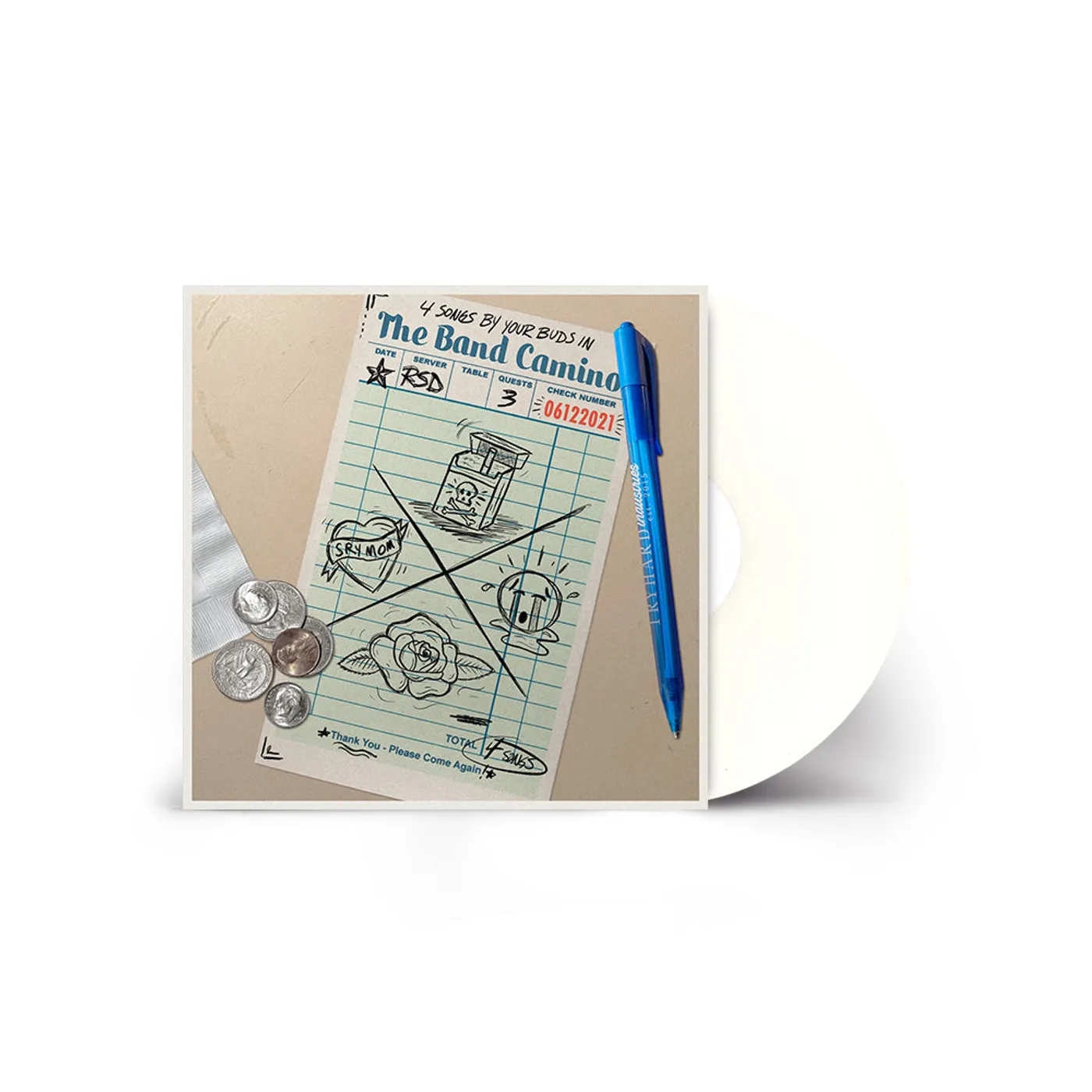 4 songs by your buds in The Band Camino [1LP] (Vinyl)