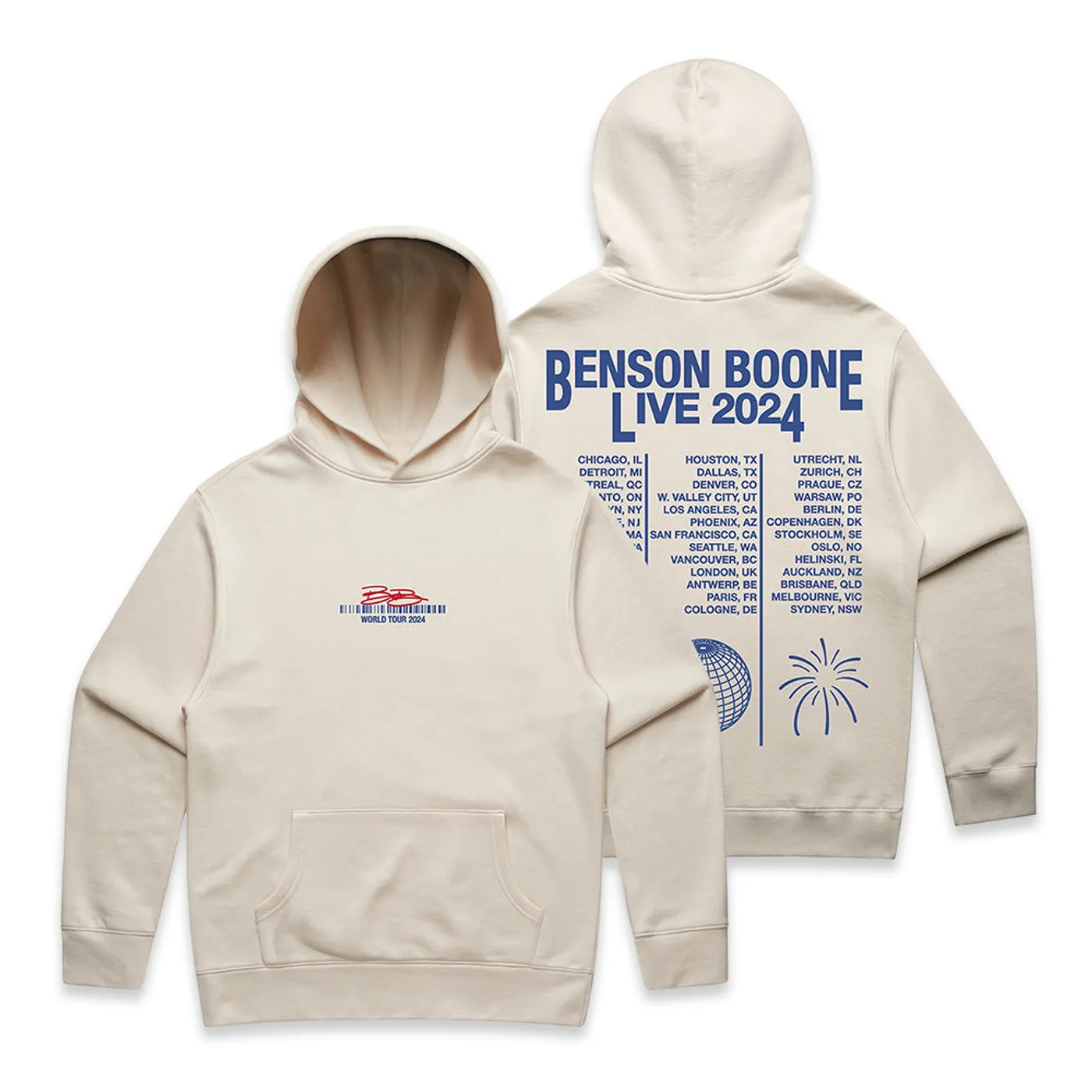 Benson Boone Live 2024 Hoodie