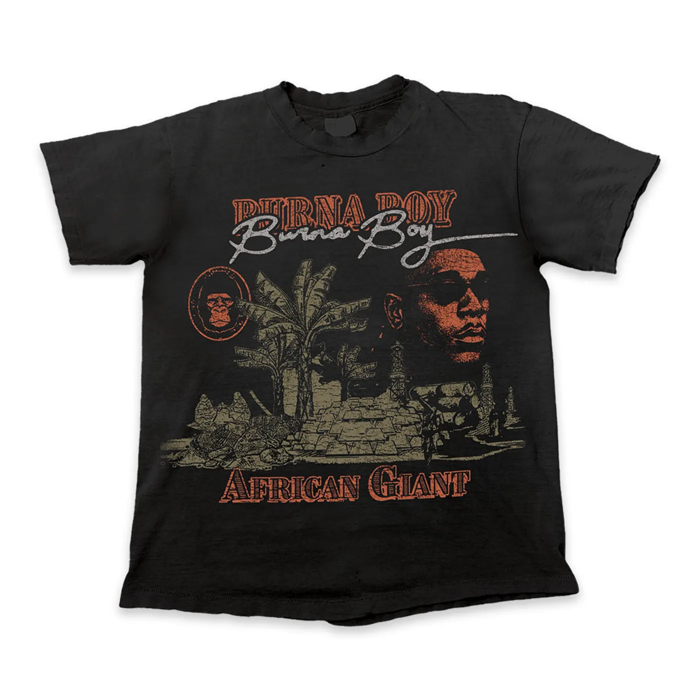 Burna Boy African Giant Anniversary T-shirt