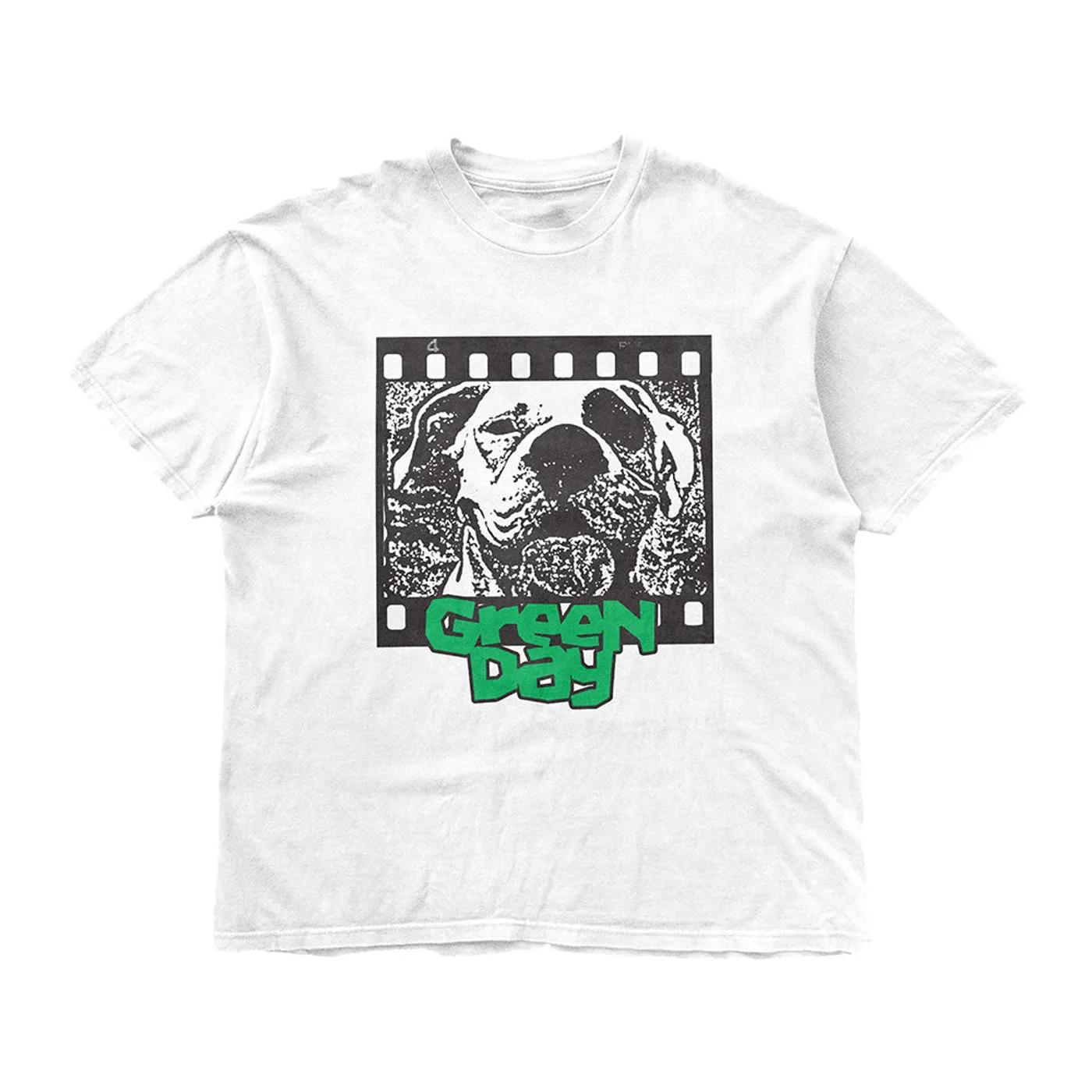 Green Day Film Strip Dog T-Shirt