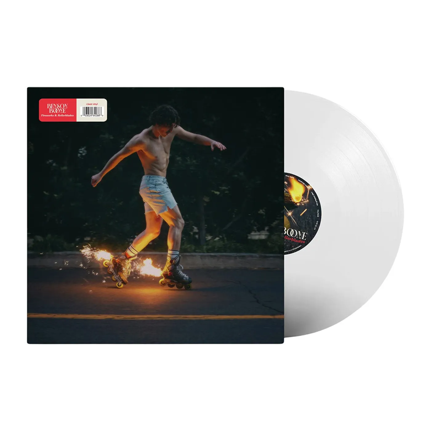 Benson Boone Fireworks & Rollerblades - Clear Vinyl
