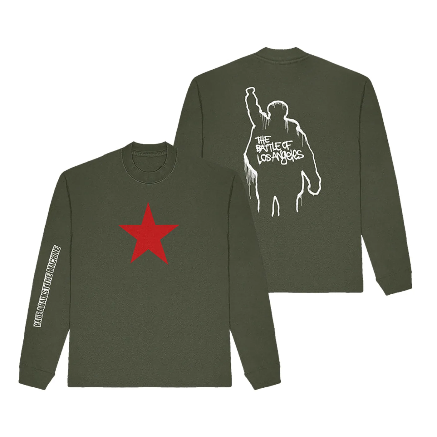 Rage Against The Machine Red Star BoLA Longsleeve