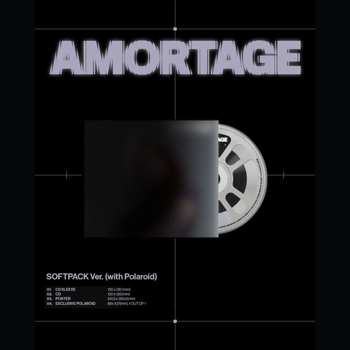 JISOO AMORTAGE - Polaroid softpack CD