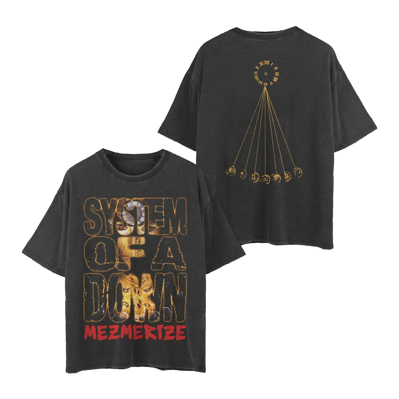 System Of A Down Mezmerize Stacked Logo T-Shirt