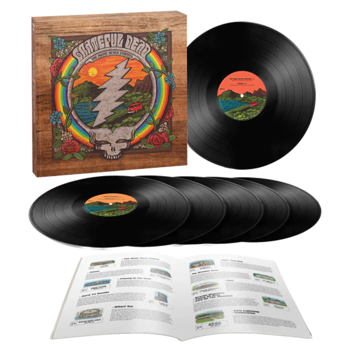 Grateful Dead The Music Never Stopped 6LP (Vinyl)