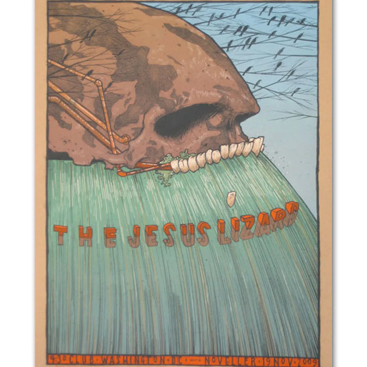 The Jesus Lizard  [UNSIGNED] Jay Ryan Washington D.C. '09 Poster