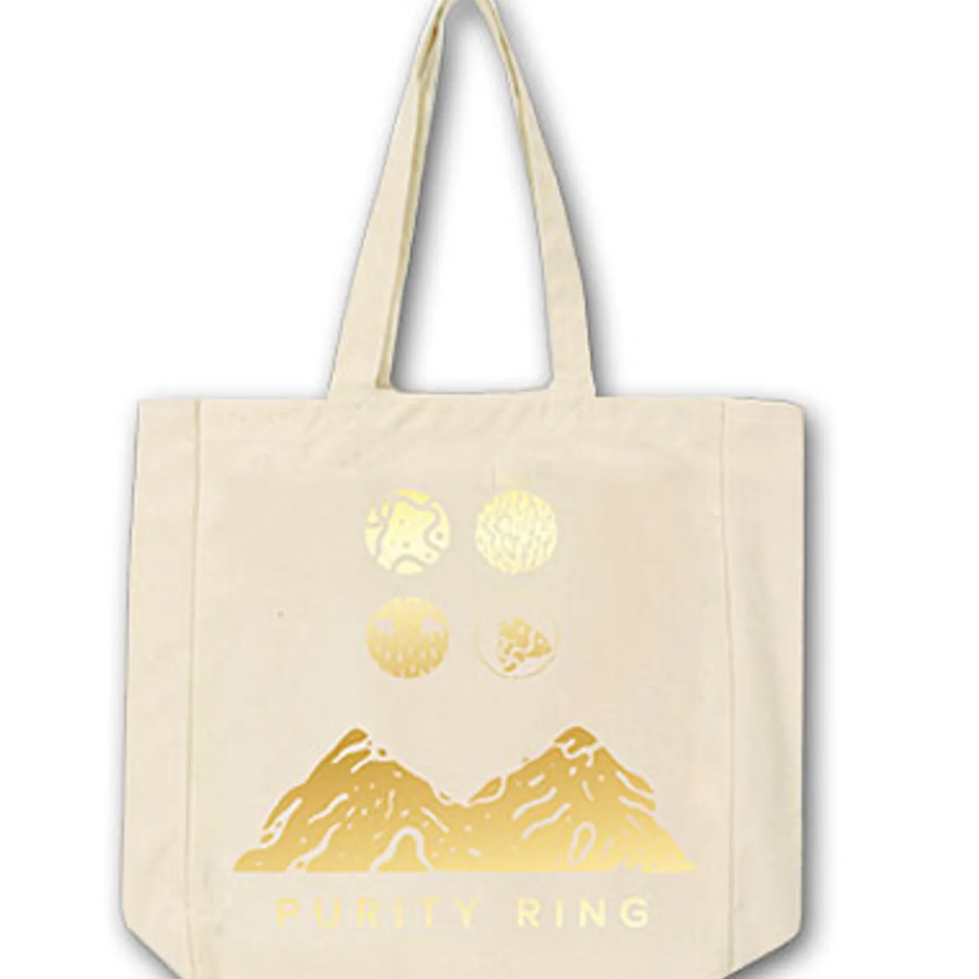 Purity Ring Purity Gold Foil Symbols Tote Bag