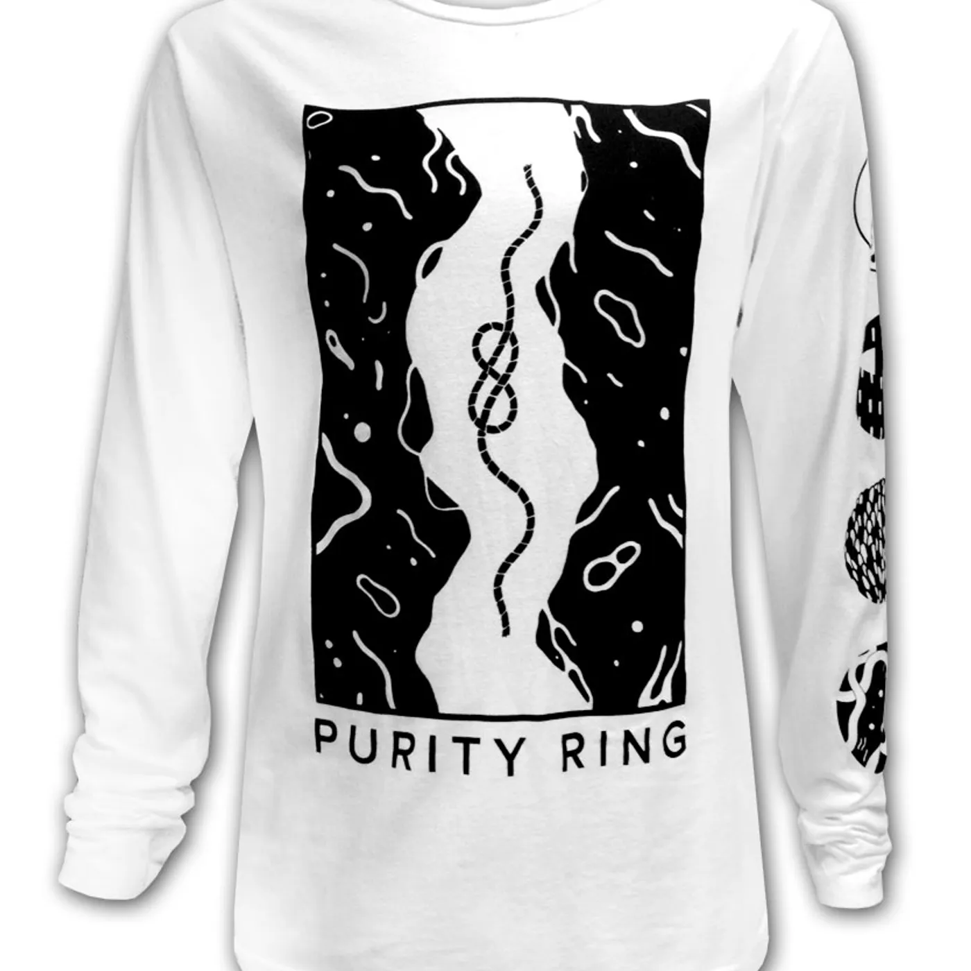 Purity Ring Long Sleeve Rope T-shirt