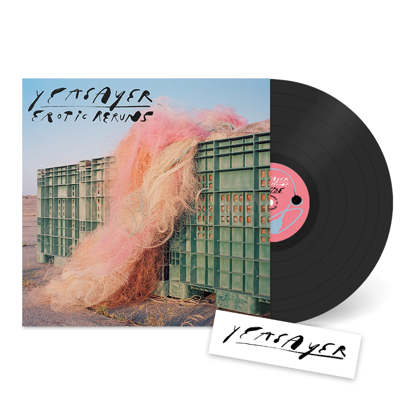 Yeasayer Erotic Reruns [BLACK] Vinyl LP + Sticker