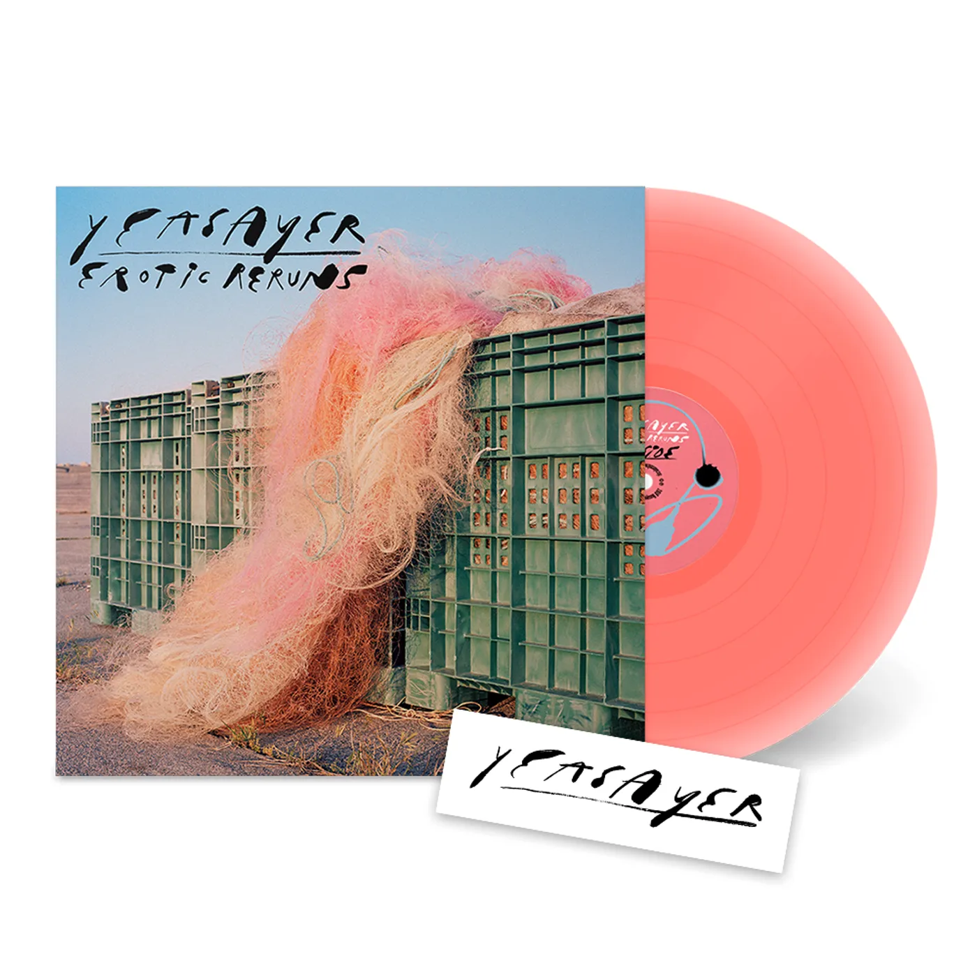 Yeasayer Erotic Reruns [LTD ED Glow in the Dark] Vinyl LP + Sticker