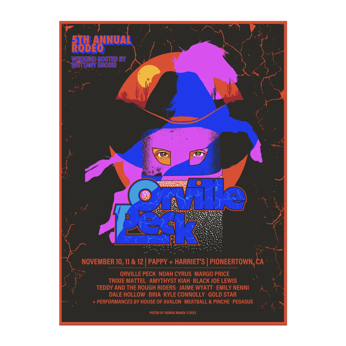 Orville Peck 5th Annual Rodeo Poster