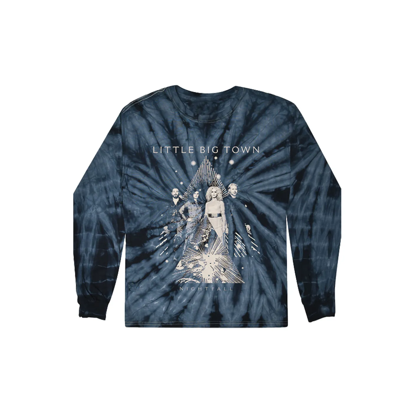 Little Big Town Nightfall Tie-Dye Dateback Longsleeve T-shirt