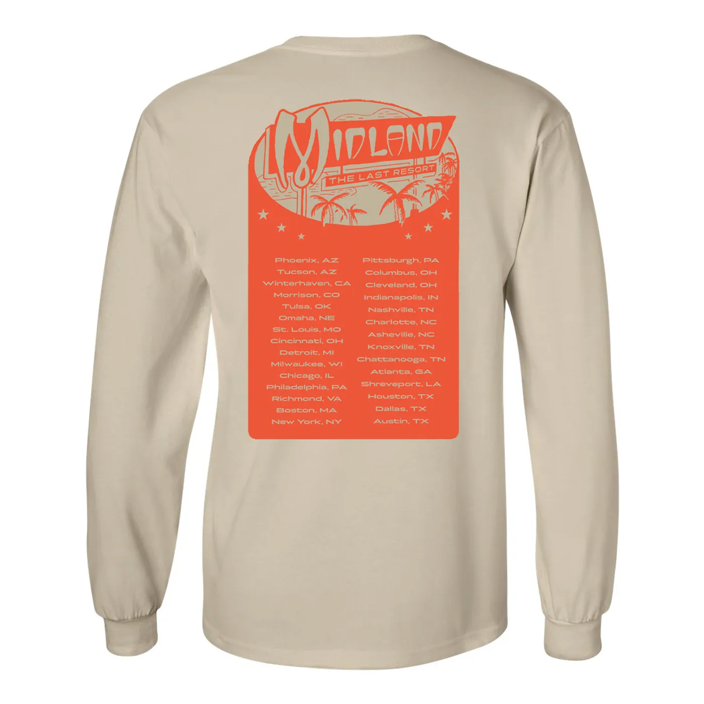Midland The Last Resort Palms Long Sleee T-Shirt