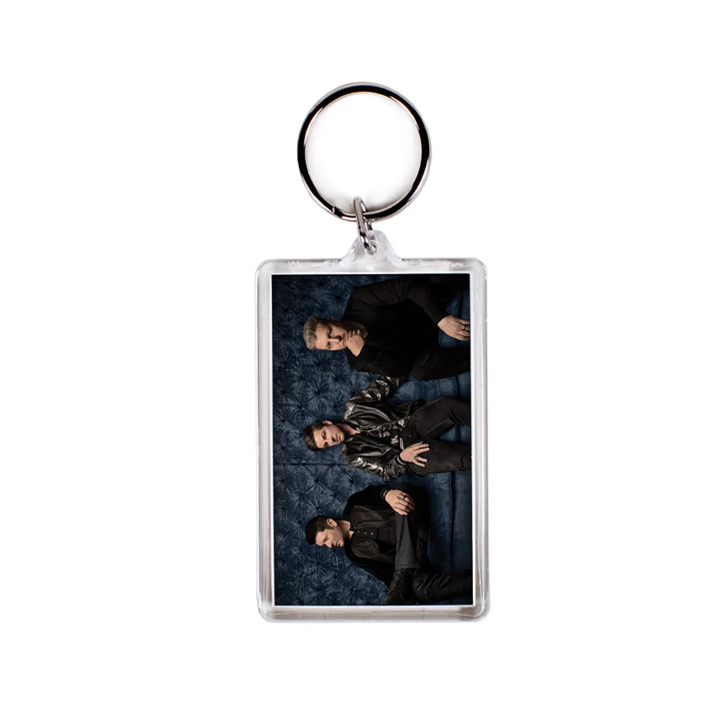 Rascal Flatts Black Couch Photo Keychain
