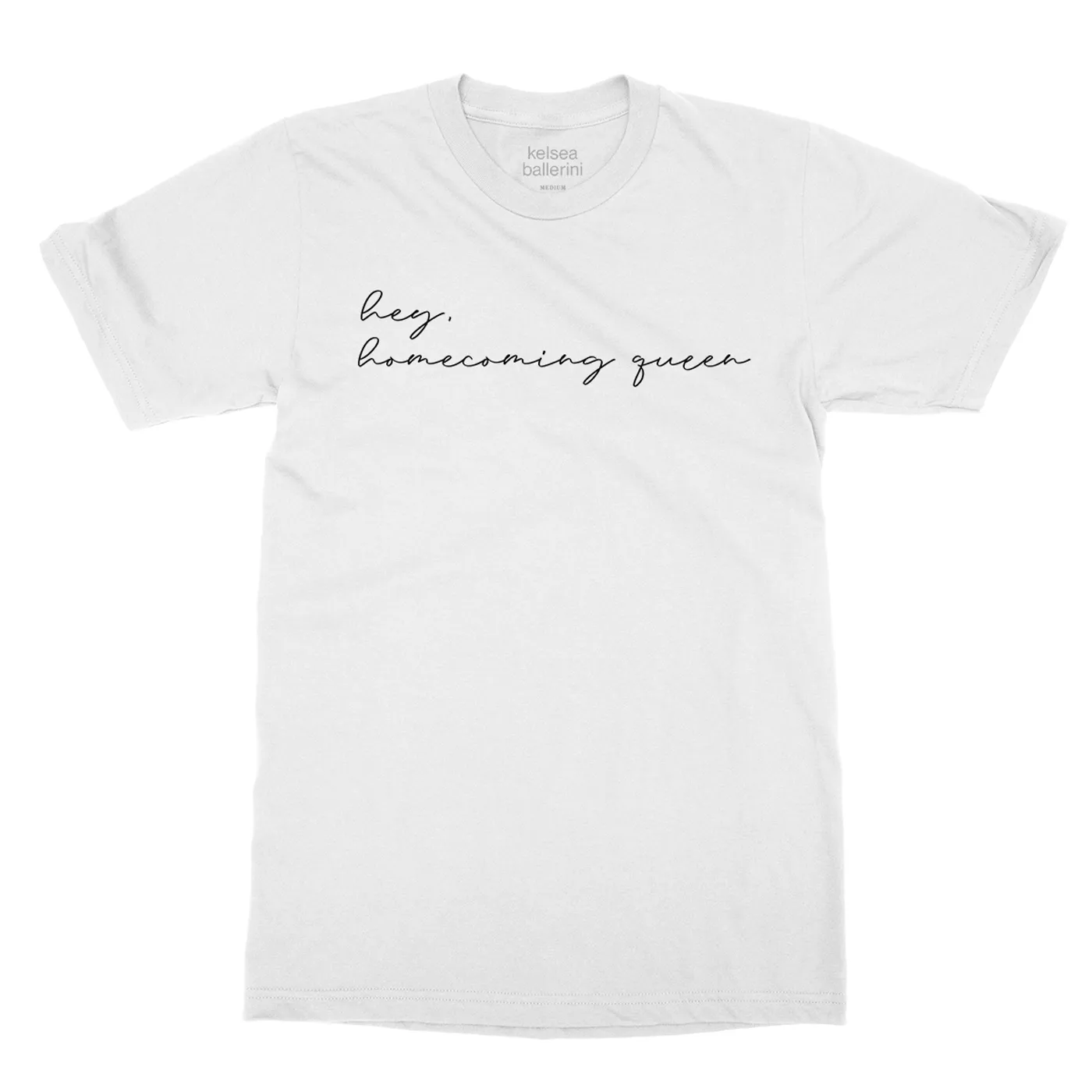 Kelsea Ballerini Hey Homecoming Queen White T-Shirt