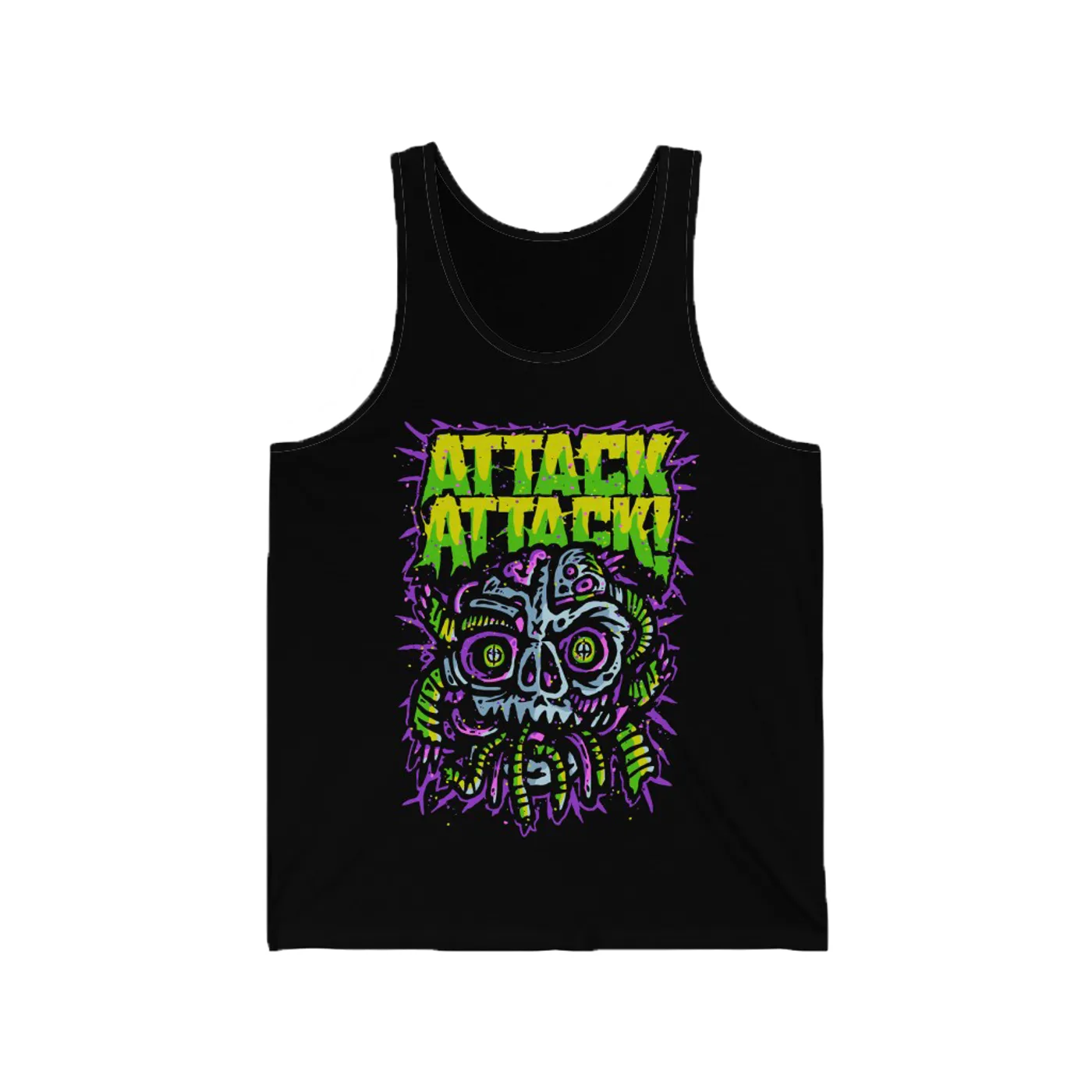 Attack Attack! Robot Skull Unisex Tank