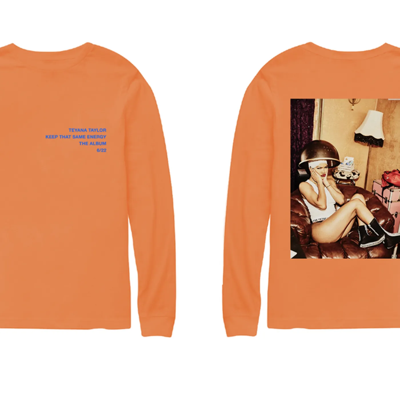 Teyana Taylor ORANGE: BLUE TEE