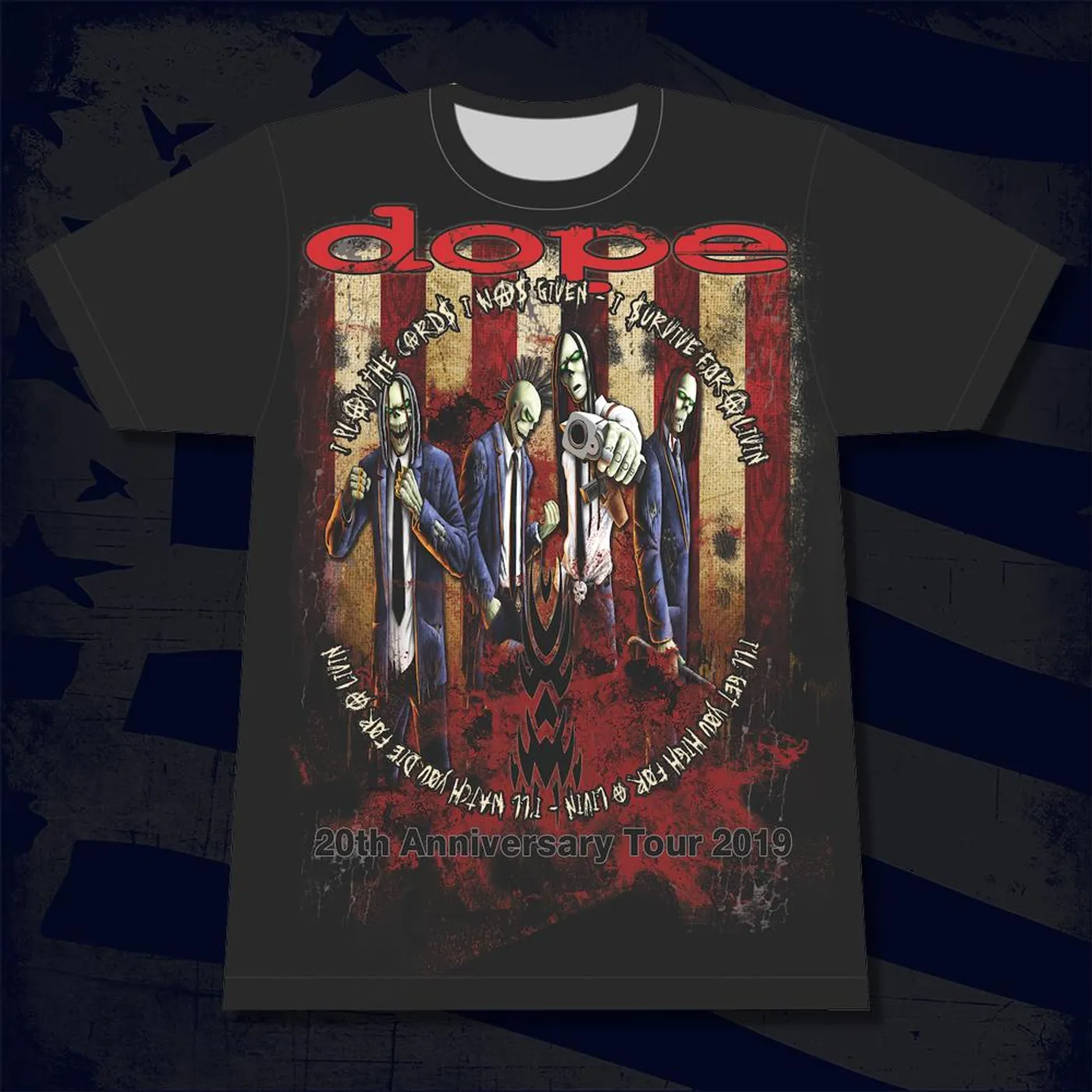 Dope 20th Anniversary Tour Shirts