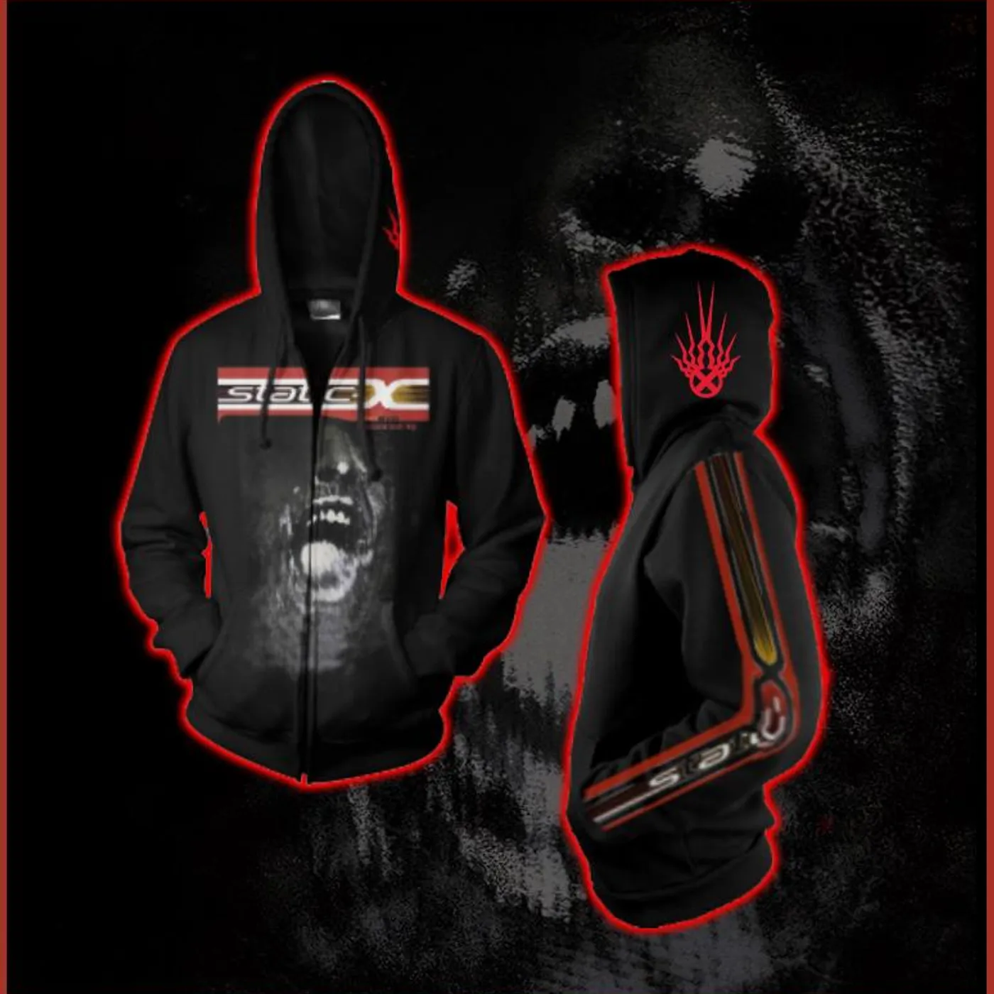 Static-X Wisconsin Death Trip Zip Up Hoodie