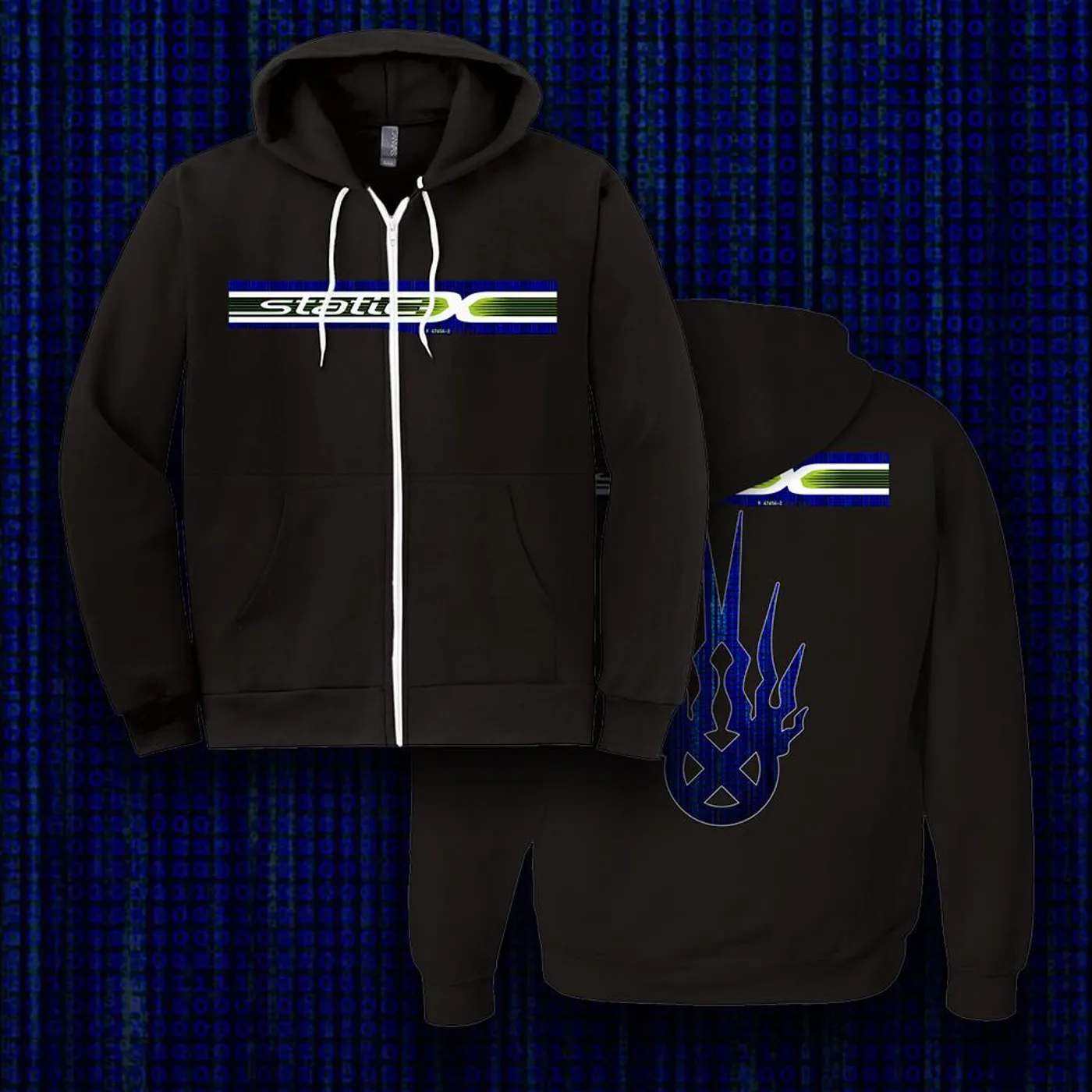 Static-X Blue Shock WDT Hoodies