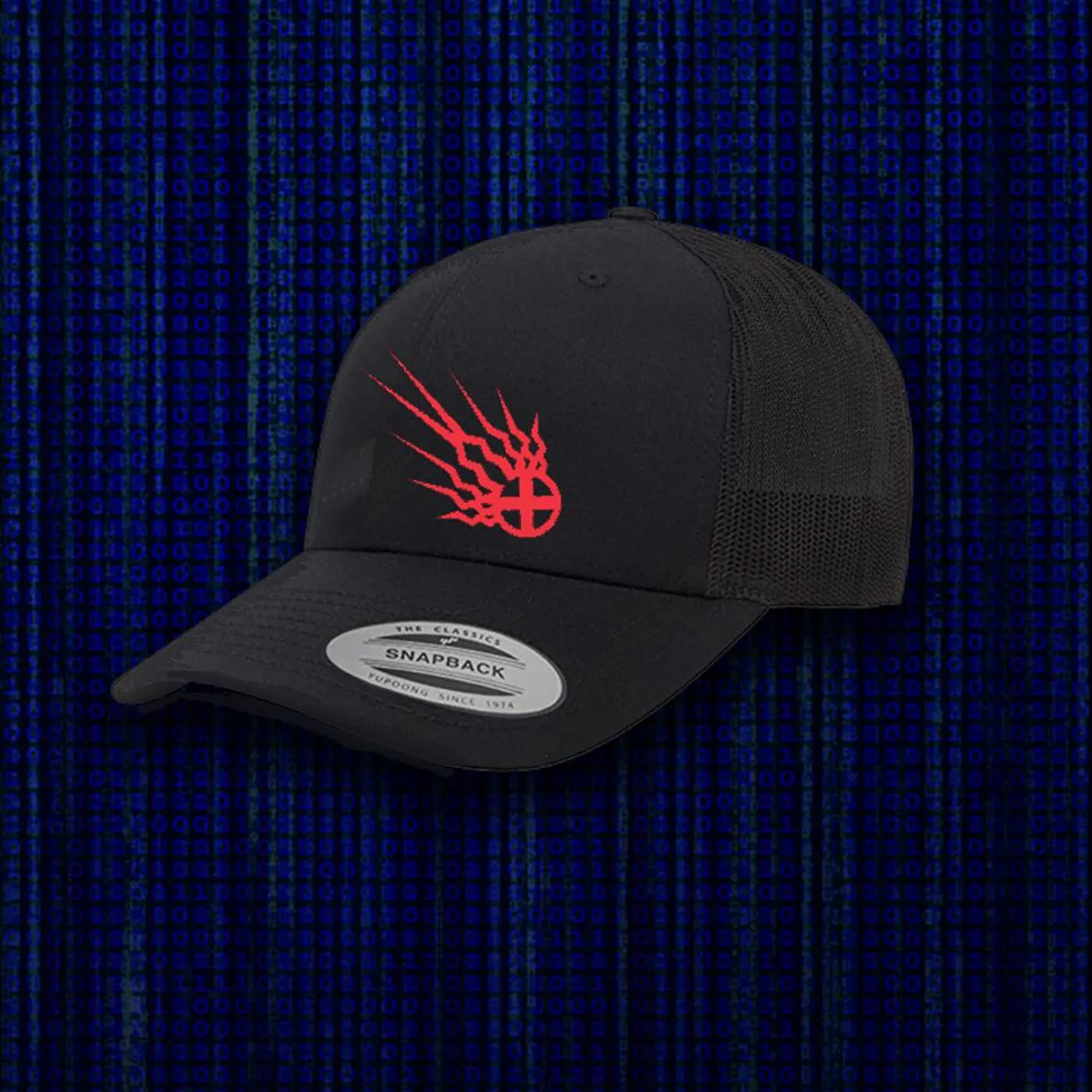 Static-X Shock Symbol Embroidered Hats