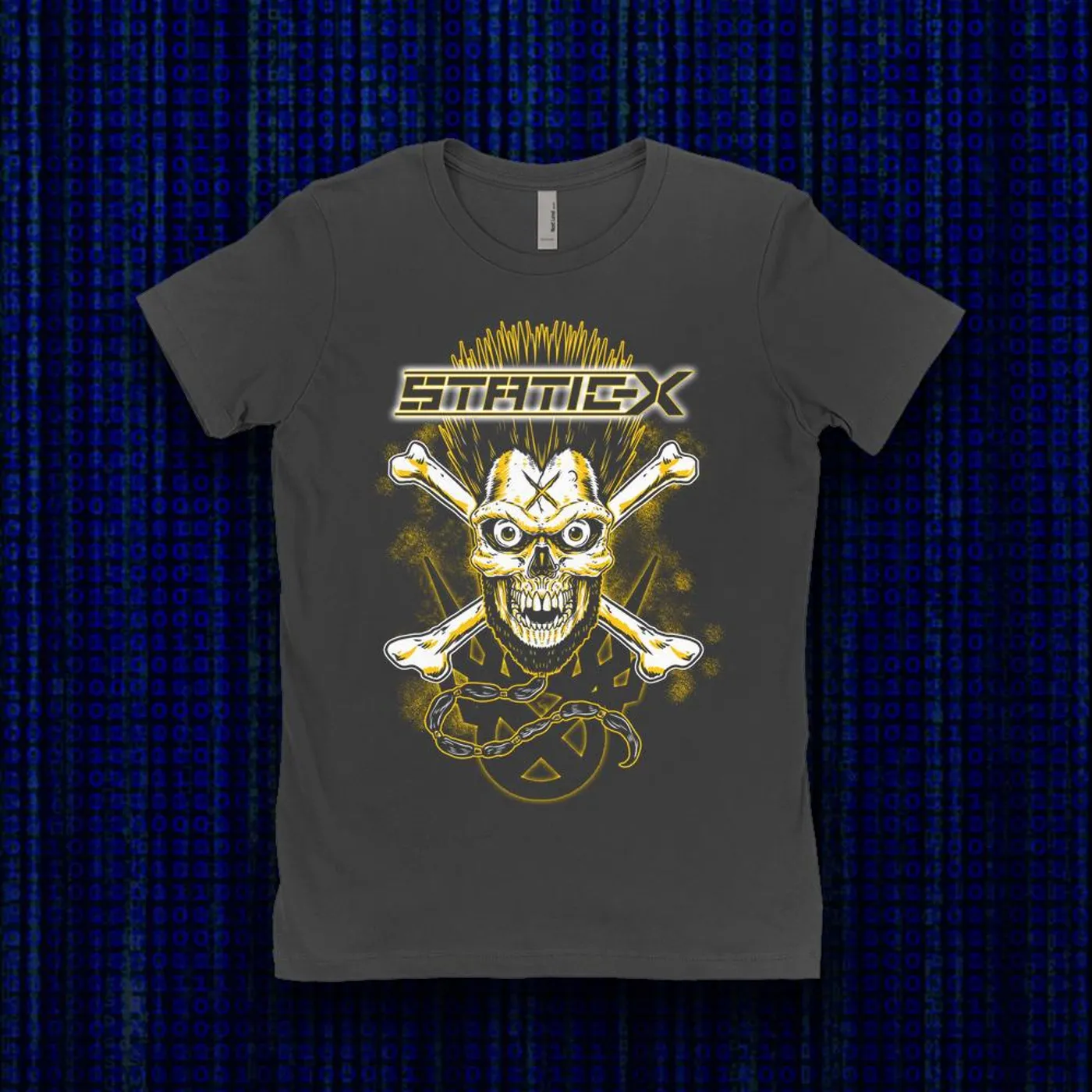Static-X Yellow Skull Shirts