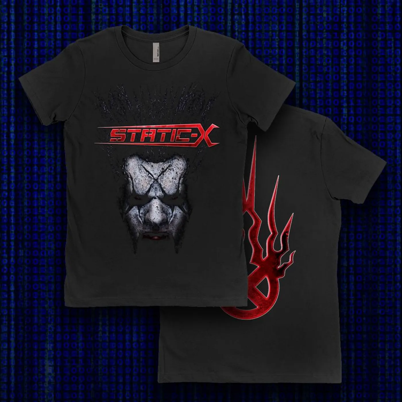 Static-X Xer0 Mask Shirts