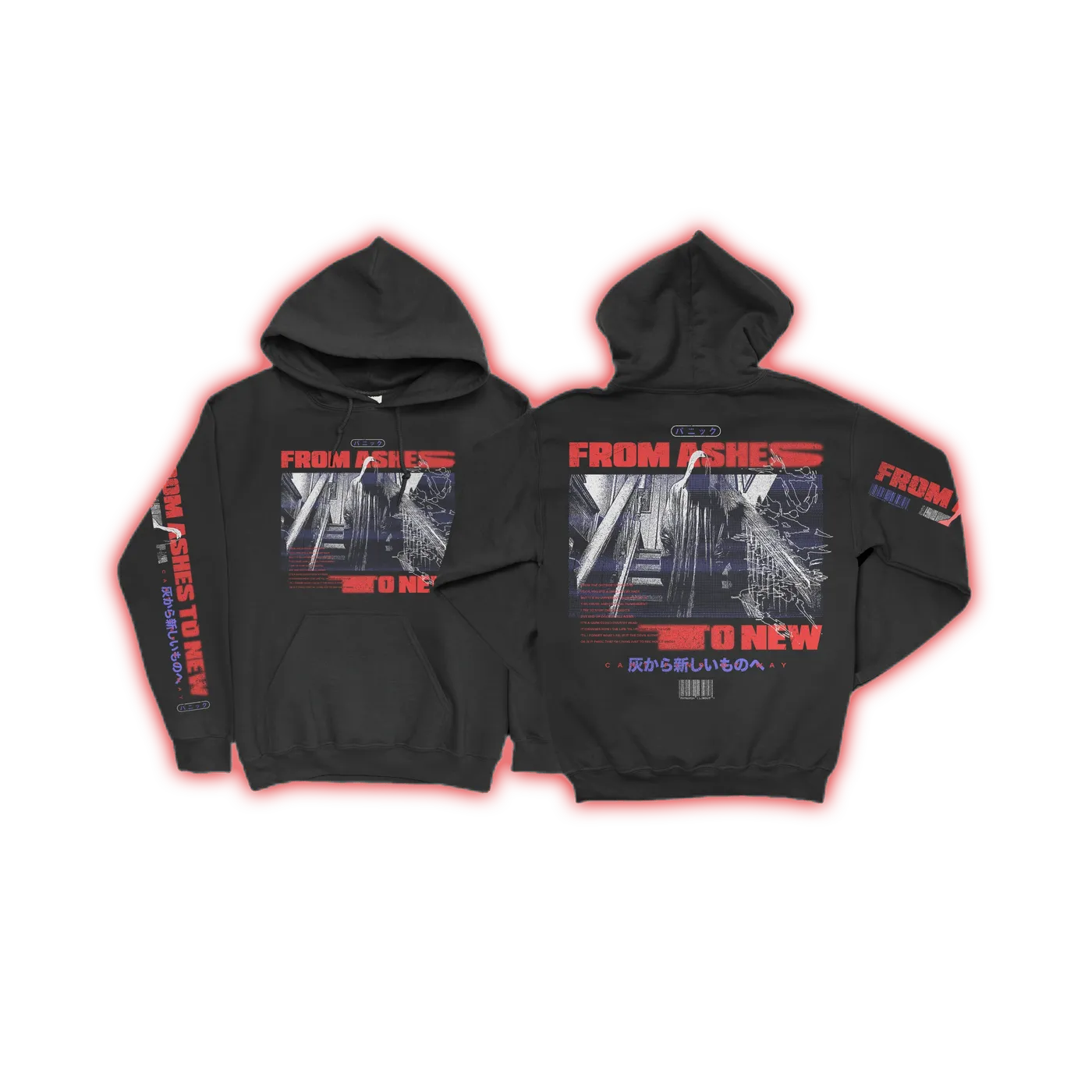 From Ashes to New "HAUNTED" Pullover Hoodie