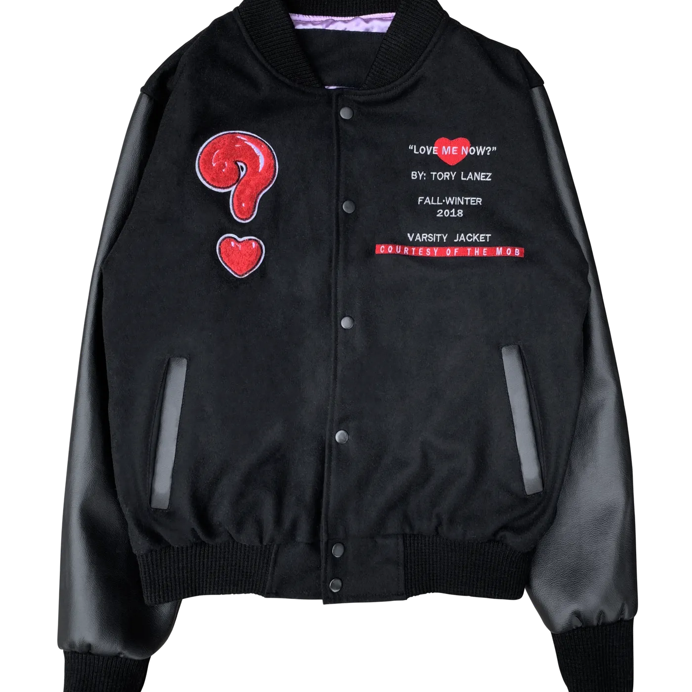 Tory Lanez Love Me Now? Black Letterman Jacket