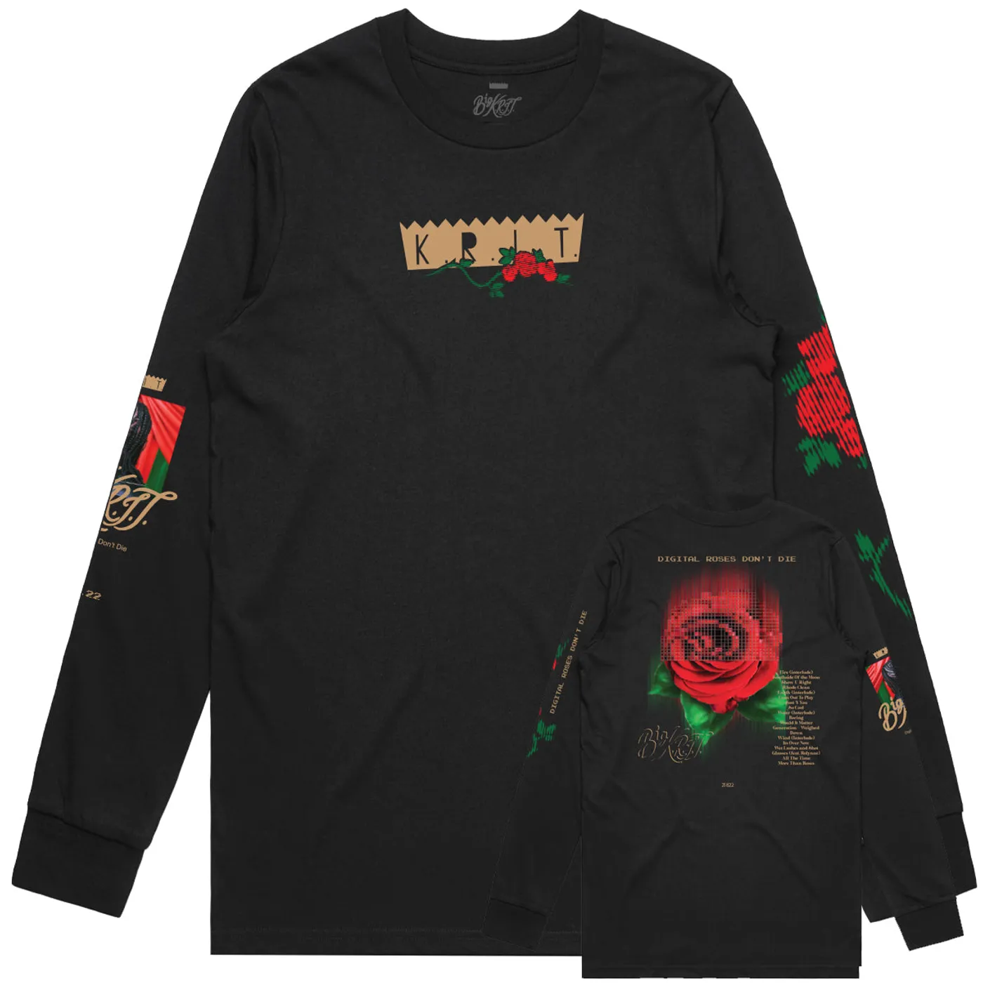 Big K.R.I.T. The Digital Rose Long Sleeve T-Shirt