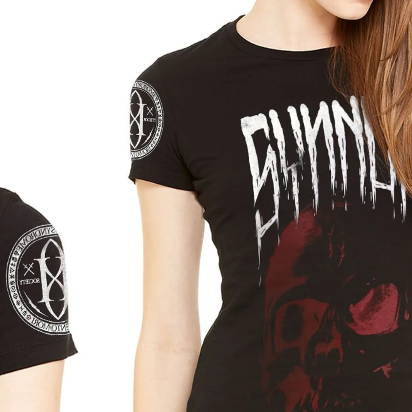 Gemini Syndrome Synner Skull Womens T