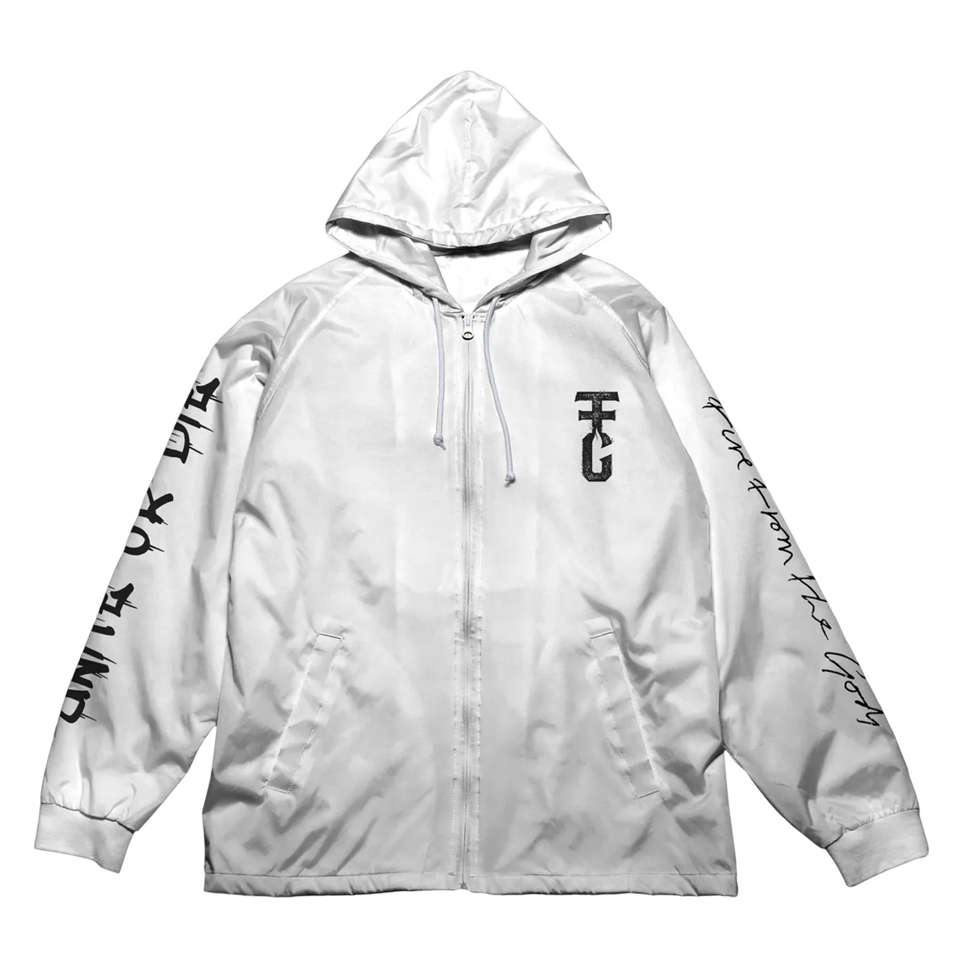 Fire From The Gods Limited Edition Unite Or Die White Windbreaker