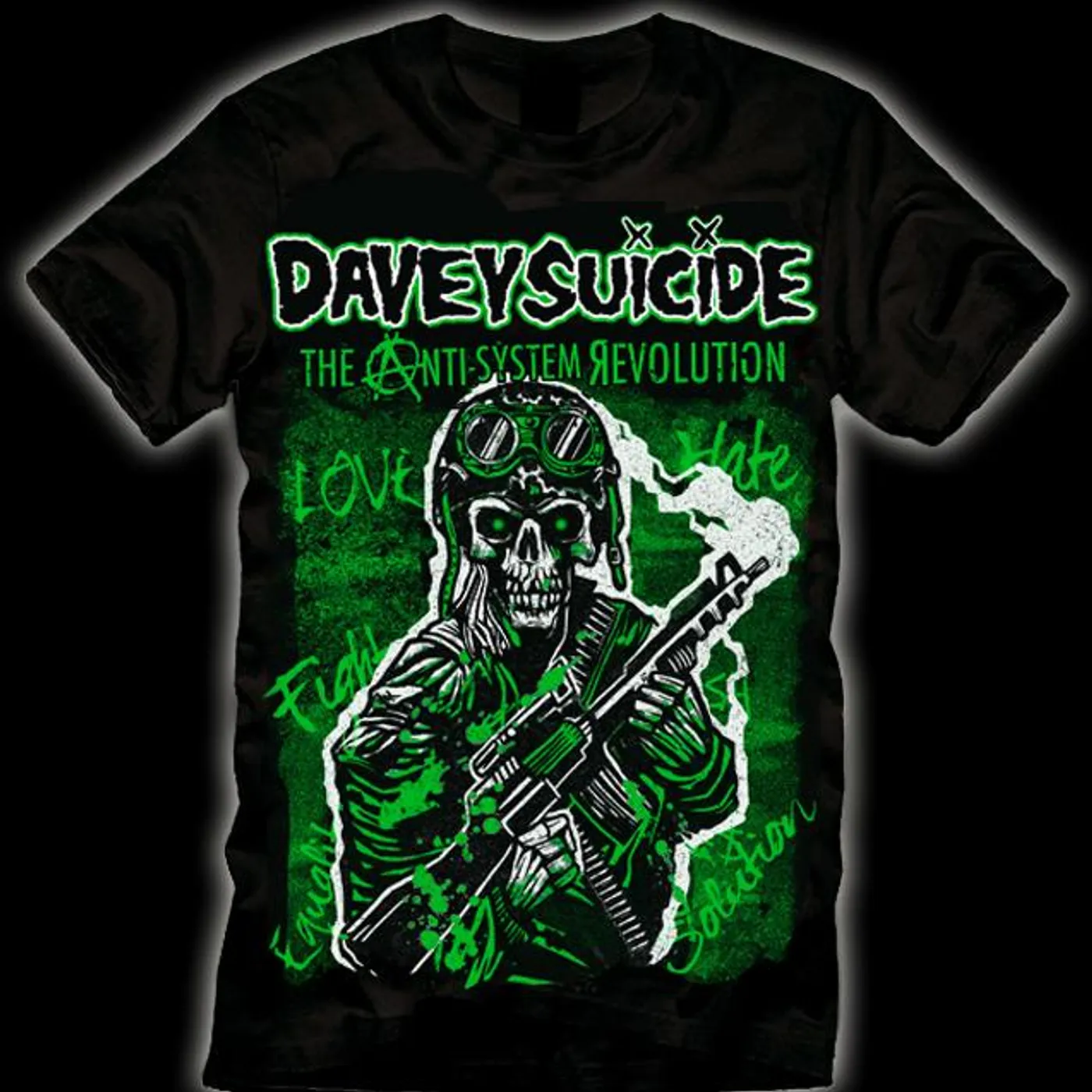 Davey Suicide AntiSystem Revolution T-Shirt