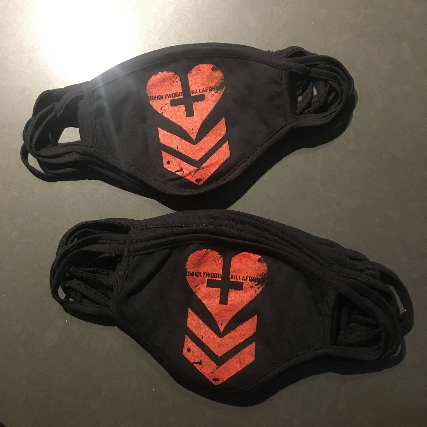 Davey Suicide CROSS YOUR HEART Covid Mask