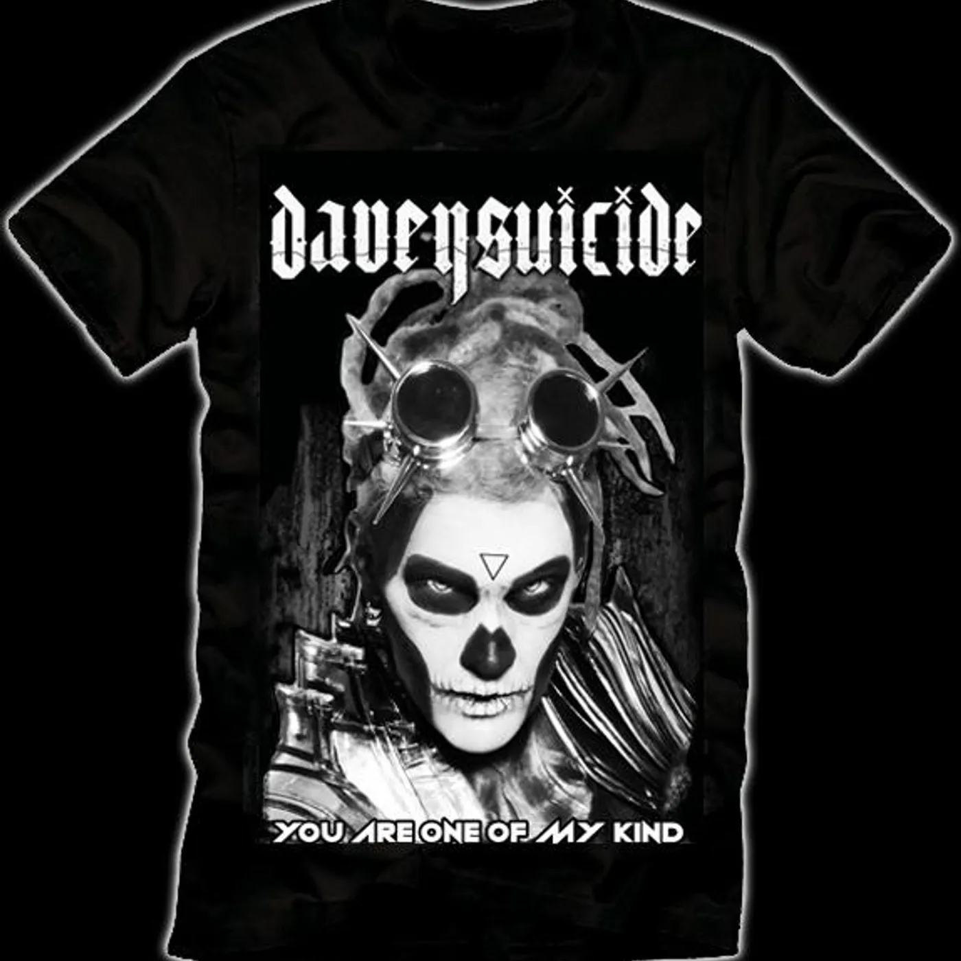 Davey Suicide Ghost Skull T-Shirt