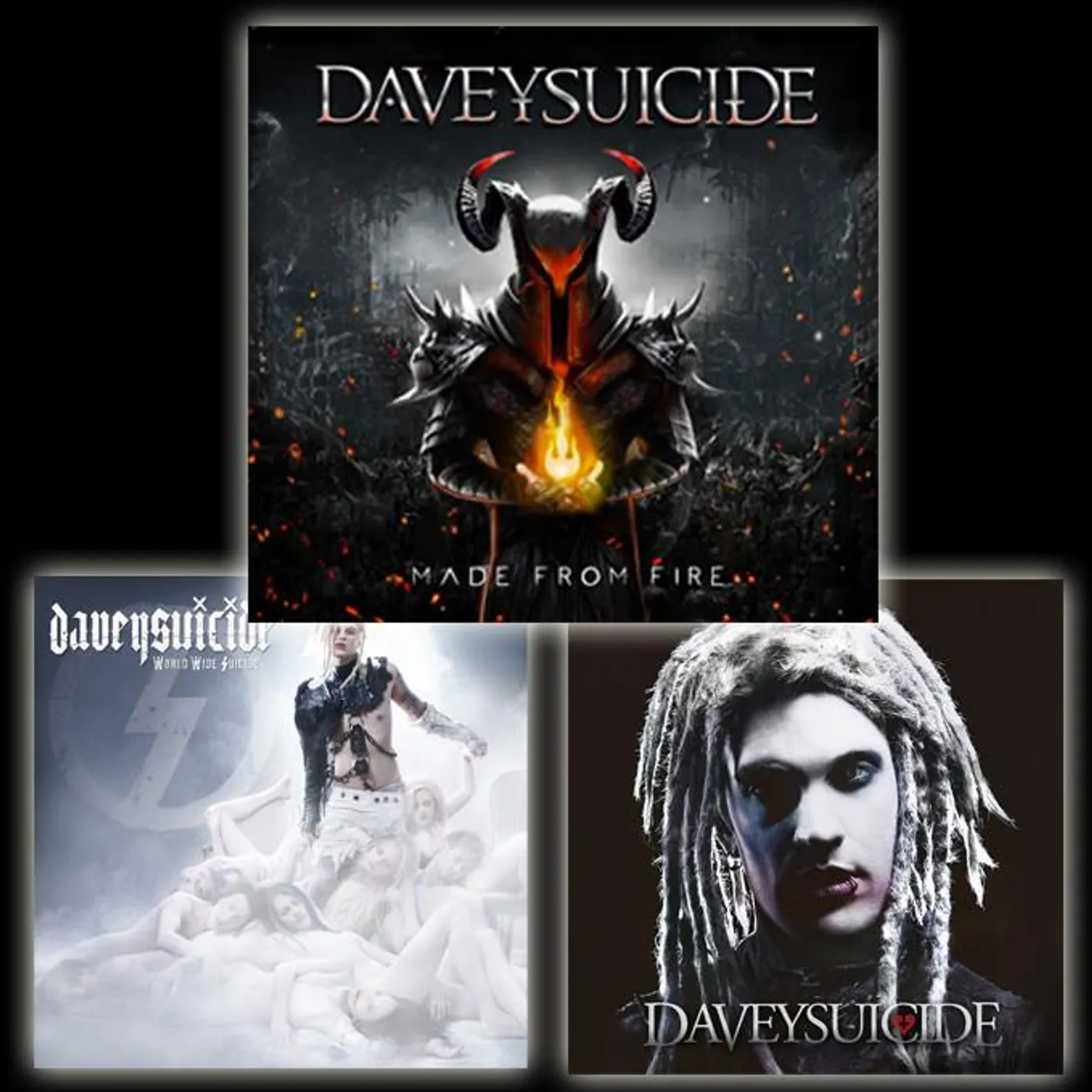Davey Suicide The Suicide Collection on CD w/ Made From Fire