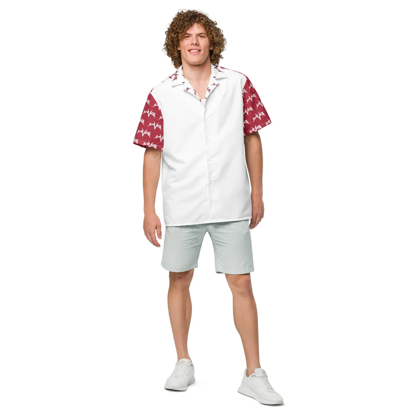 Savant Logo Red Button Shirt