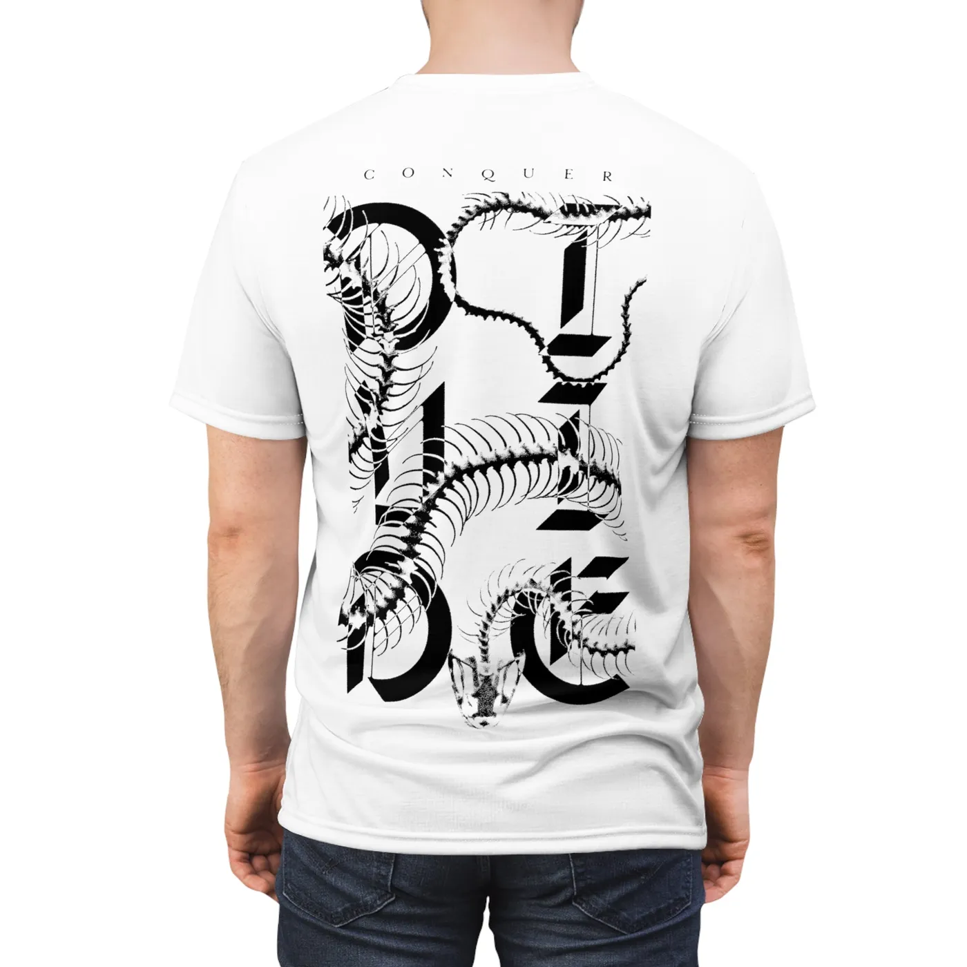 Conquer Divide Serpent Tee