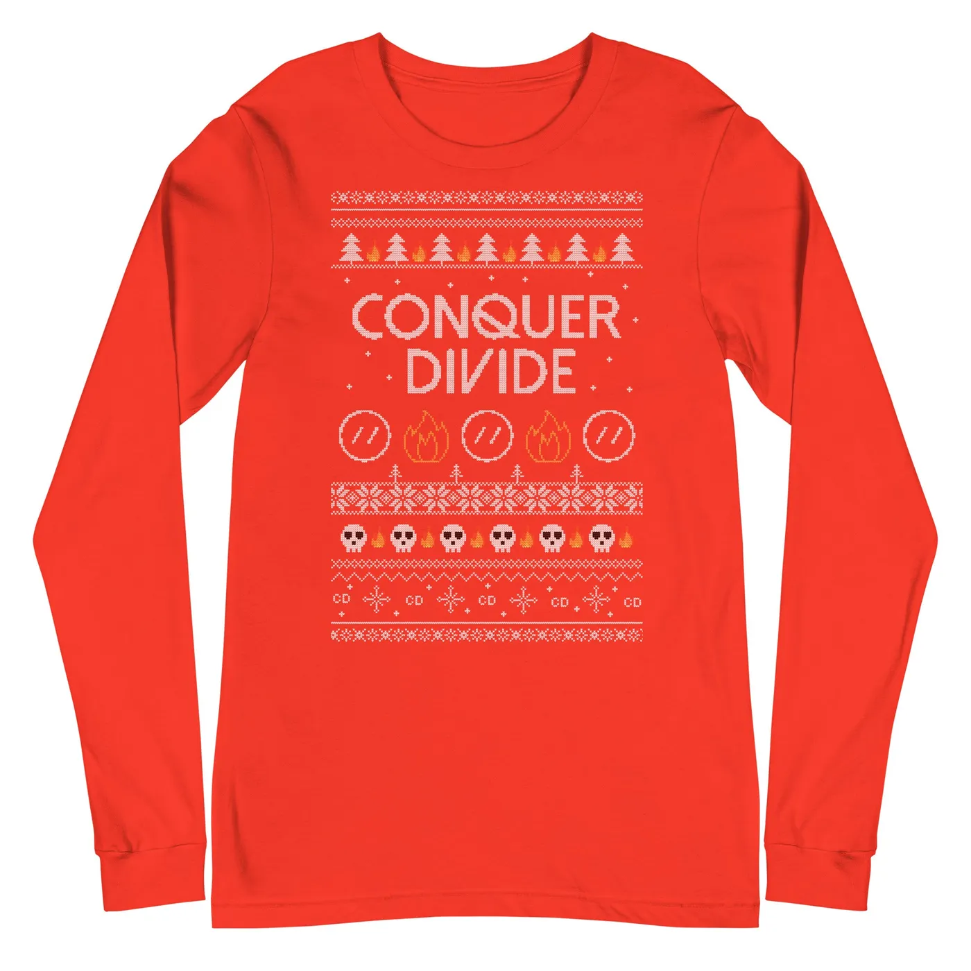 Conquer Divide Conquer The Holidays Longsleeve