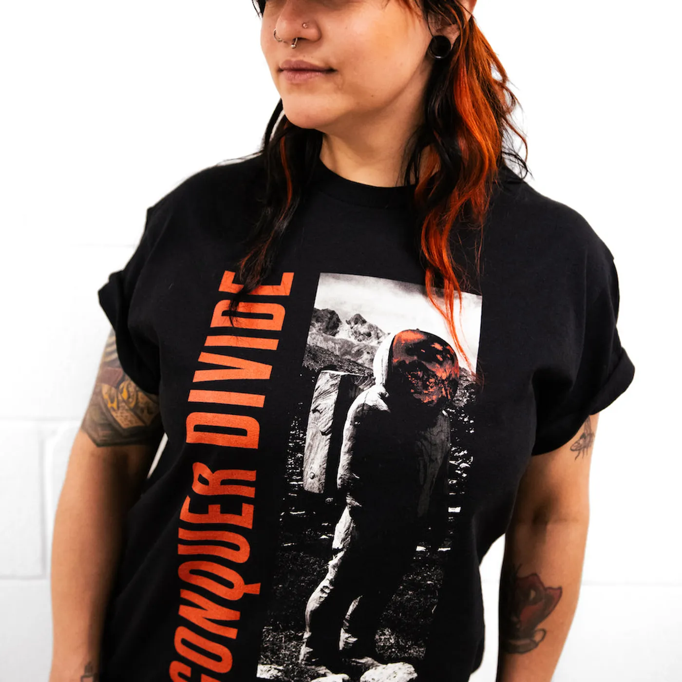 Conquer Divide Spaceman T-shirt