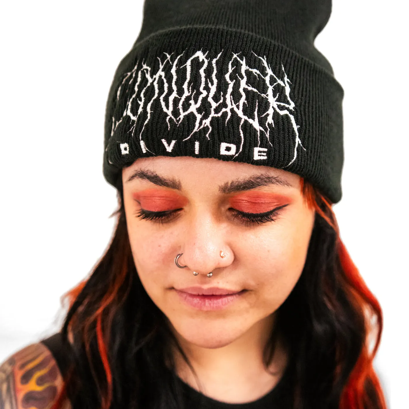 Conquer Divide Death Metal Embroidered Beanie