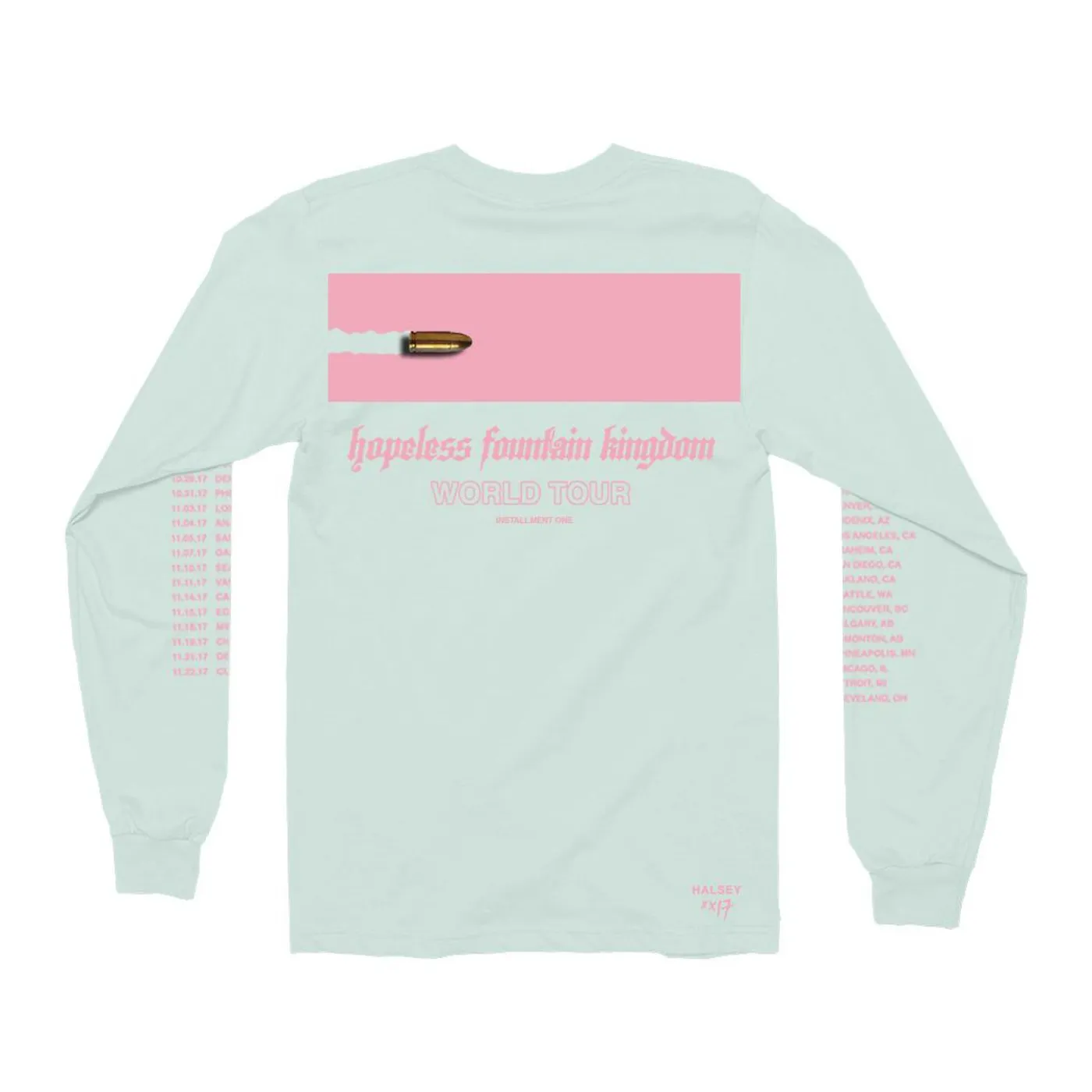 Halsey Mint/Pink Tour Long Sleeve
