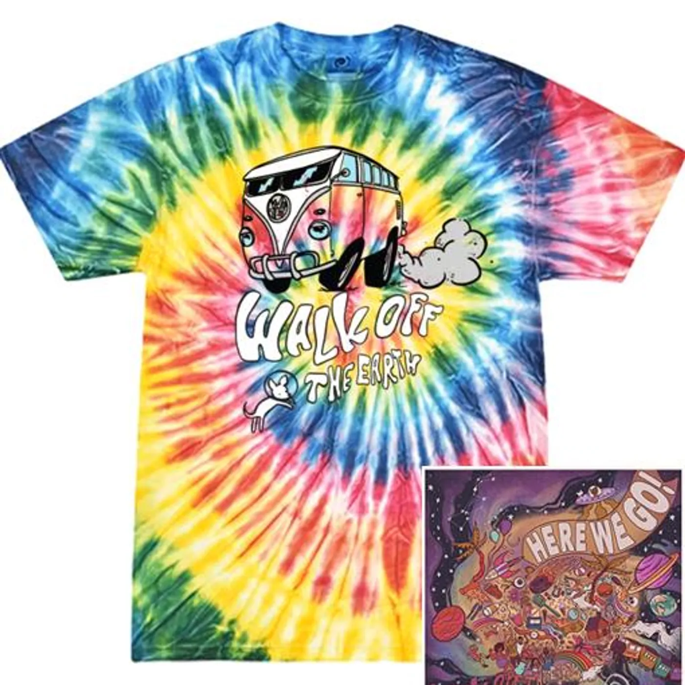 Walk Off the Earth Tie-Dye Tour T-Shirt + Digital Download