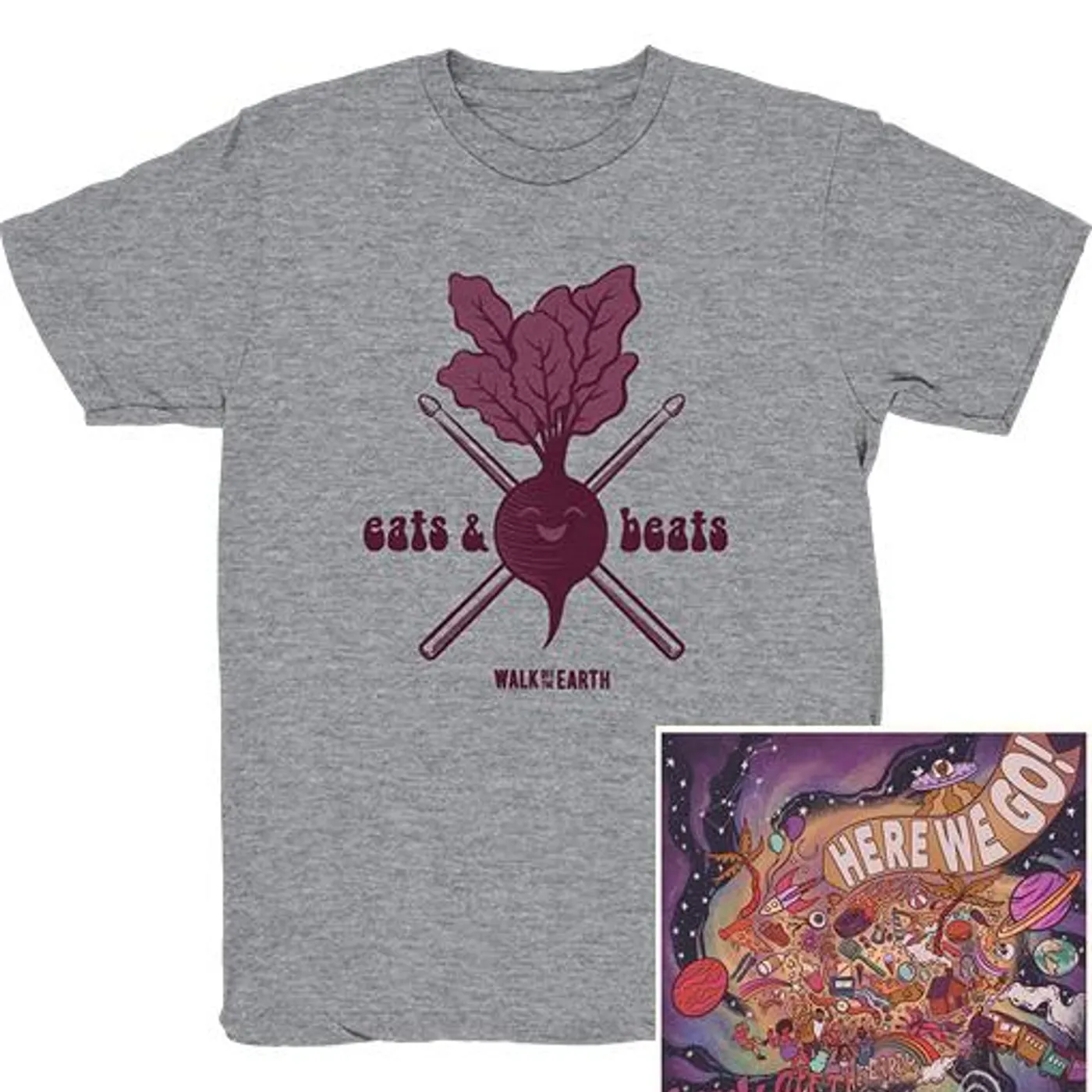 Walk Off the Earth Eats & Beats T-Shirt + Digital Download