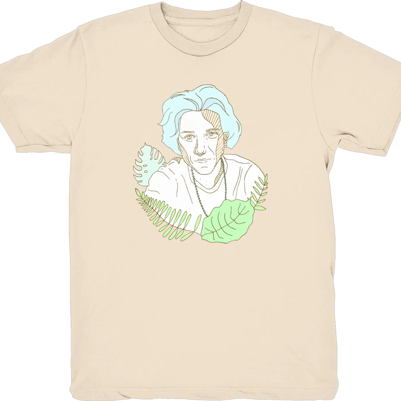 Anson Seabra ANSON SKETCH TEE TAN