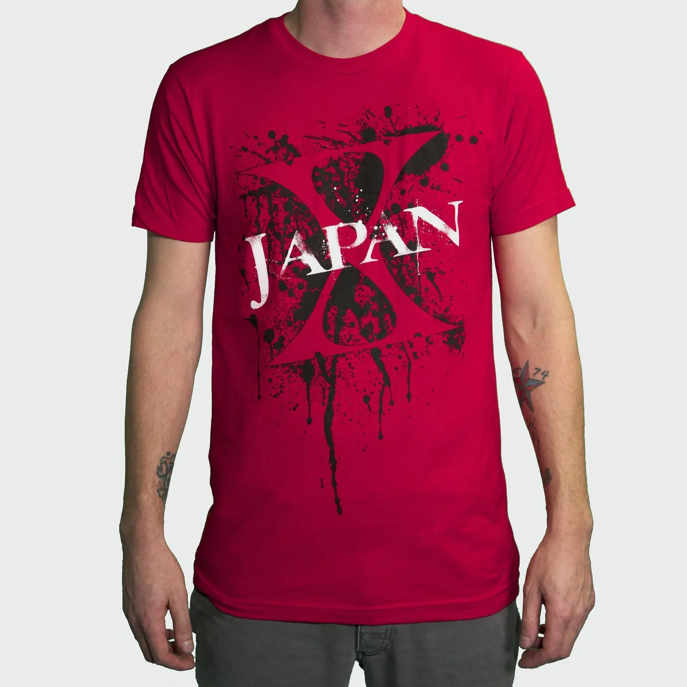 X JAPAN Paint Splatter T-Shirt